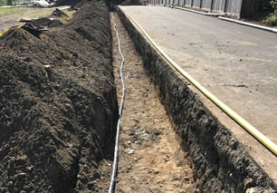 Water line installation Snohomish WA
